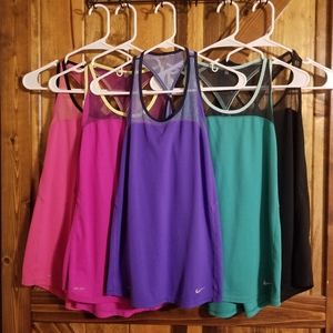 5/$25 Nike Dri-fit Racerback Tank Tops